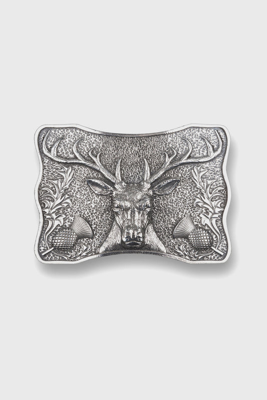 Highland Stag Pewter Kilt Belt Buckle