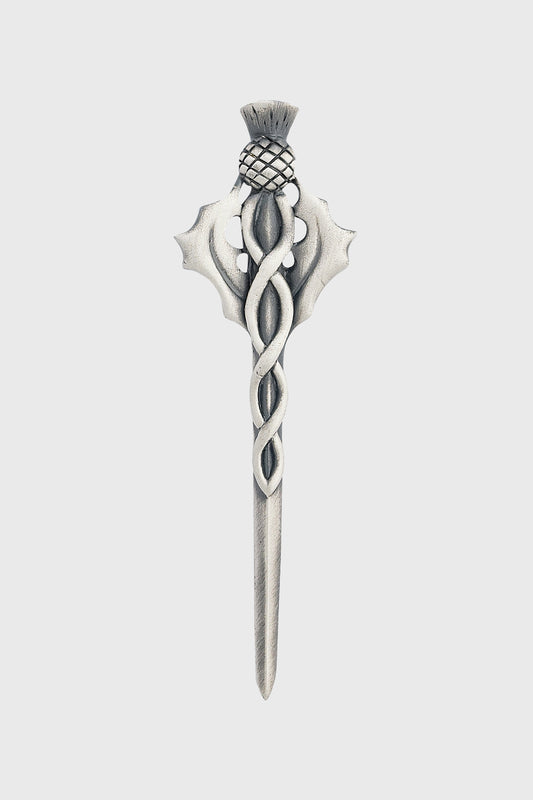 Scottish Thistle Kilt Pin - Matt