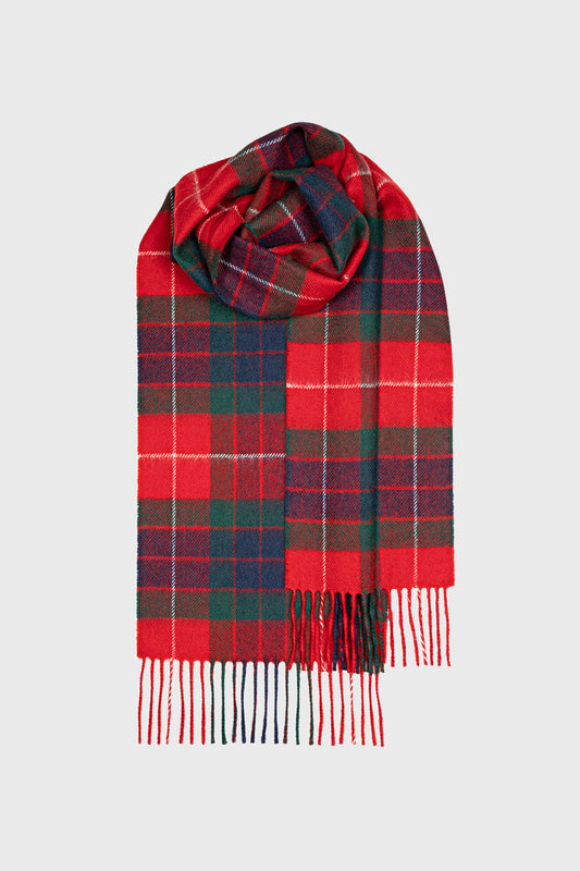 Fraser Red Modern Tartan Scarf