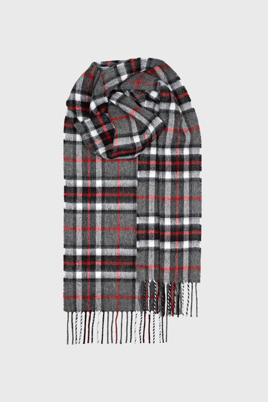 Thomson Grey Tartan Scarf