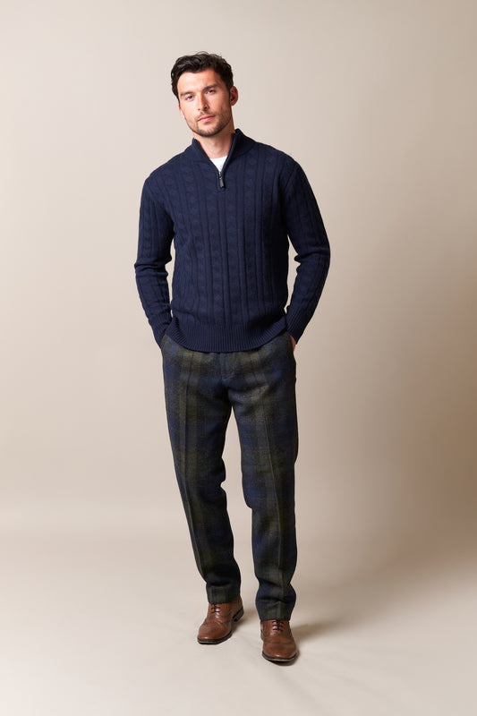 Black Watch Modern Tweed Suit Trousers