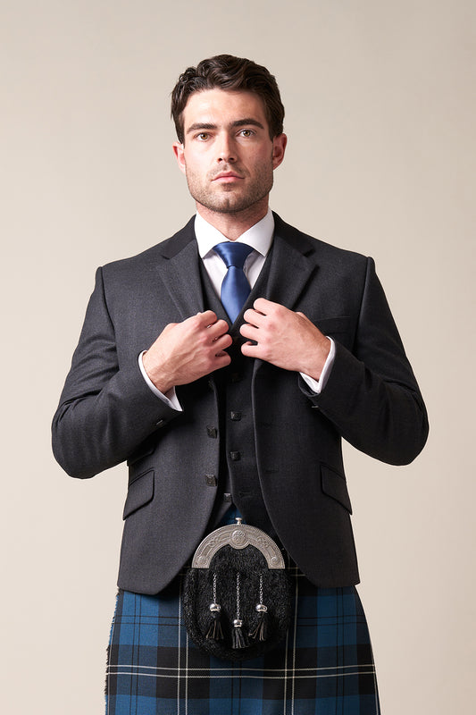 Grey Edwardian Jacket & Waistcoat