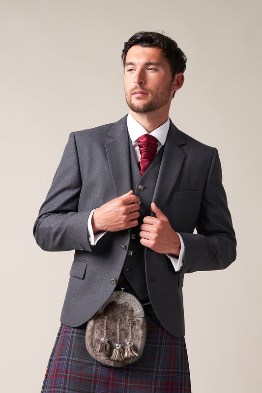 Silver Grey Contemporary Jacket