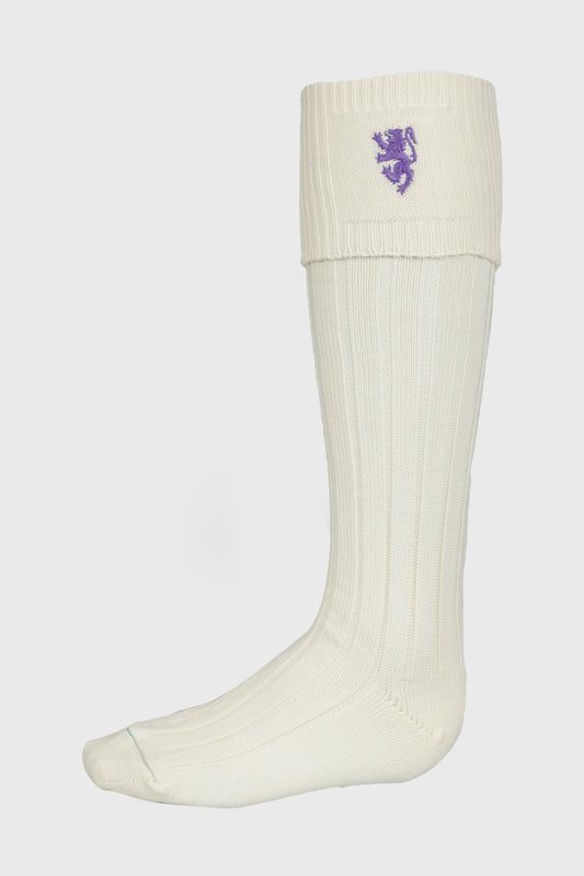 Ecru Hose Purple Pride Motif