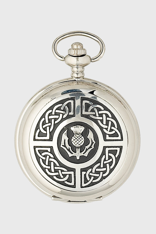 Celtic Thistle Pocket Watch