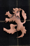 Lion Rampant Kilt Pin - Copper