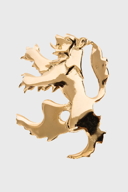 Lion Rampant Kilt Pin - Gold