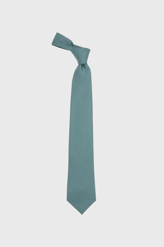 Weathered Blue Wool Tie