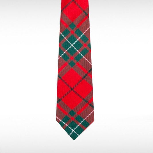 Macauley Red Modern Tartan Tie