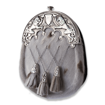 Light Grey Pride Dress Sporran