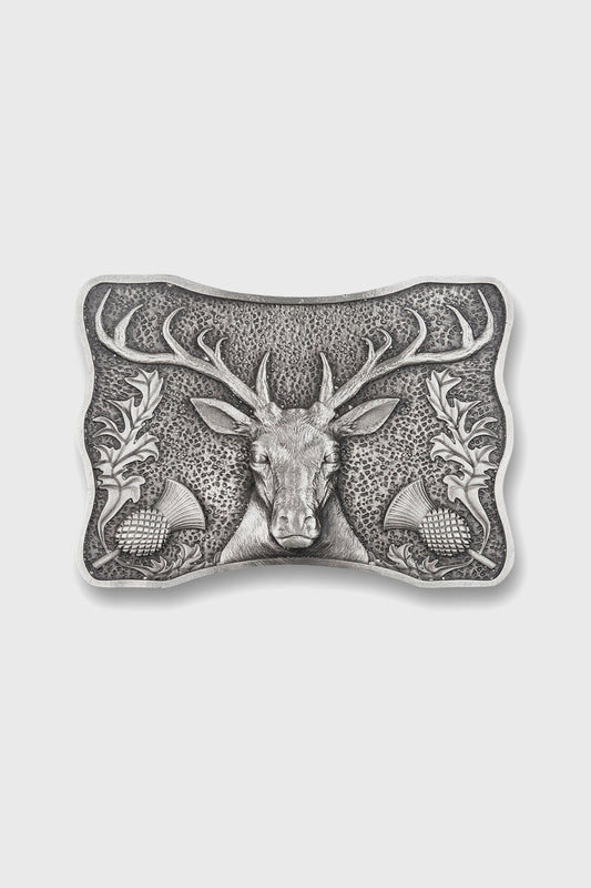 Highland Stag Pewter Kilt Belt Buckle