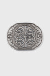 Elegant Celtic Trinity Pewter Kilt Buckle