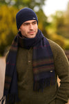 Navy Pride Wool & Cashmere Beanie