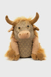 Angus Highland Cow Doorstop
