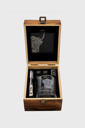 Highland Cow Drinks Set