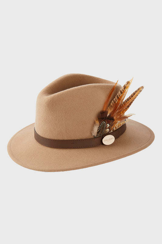 Camel Suffolk Fedora