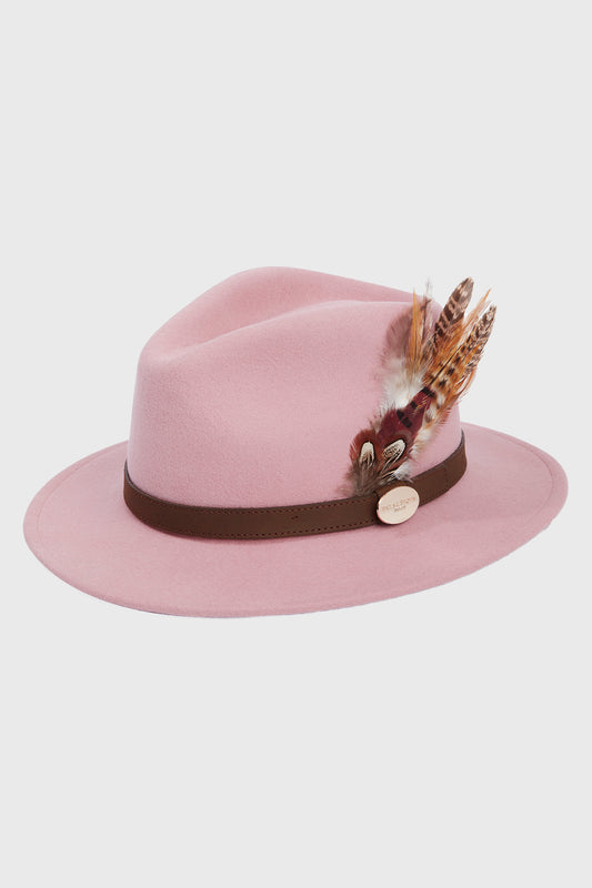 Dusty Pink Suffolk Fedora