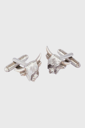 Highland Coo Cufflinks - Matt