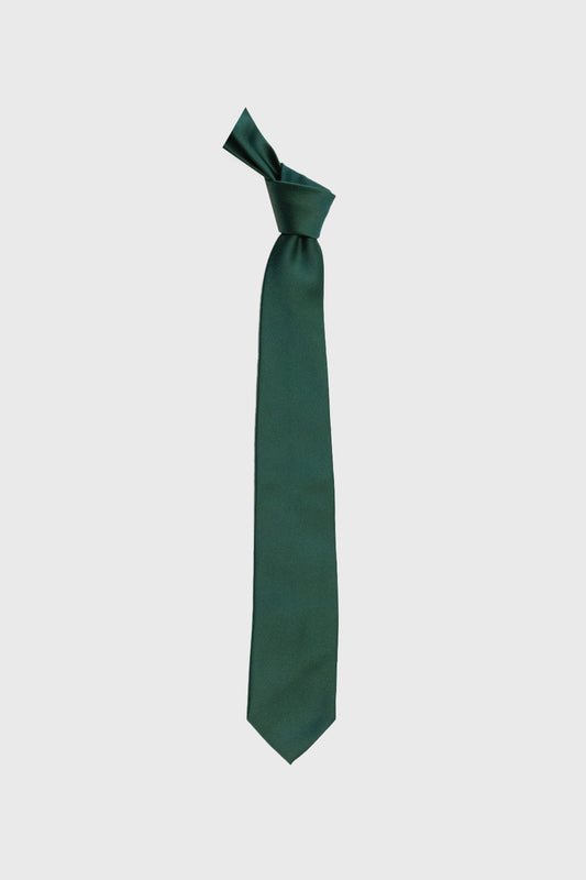 Bottle Green Straight Tie