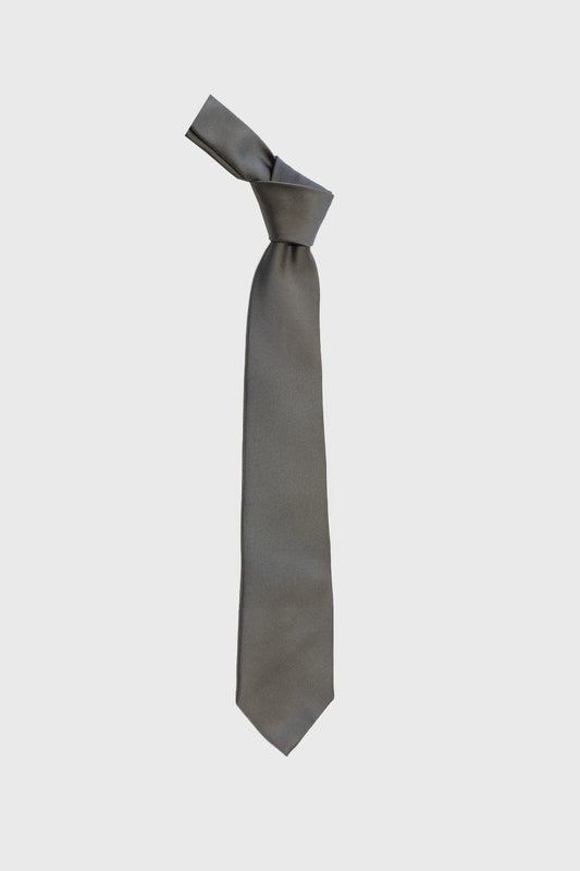 Charcoal Straight Tie