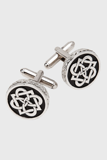 Round Celtic Cufflinks