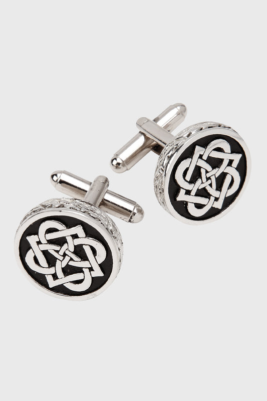 Round Celtic Cufflinks