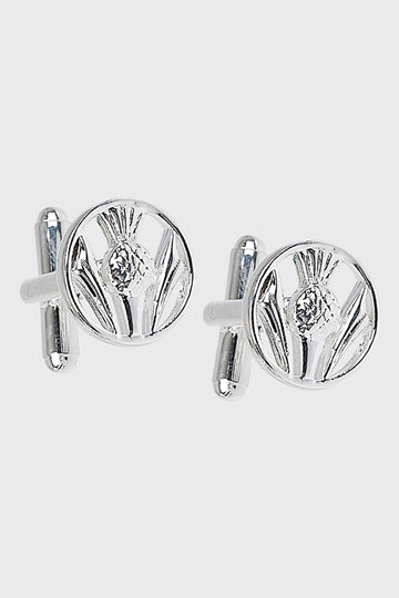 Circular Thistle Cufflinks
