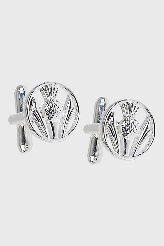 Circular Thistle Cufflinks