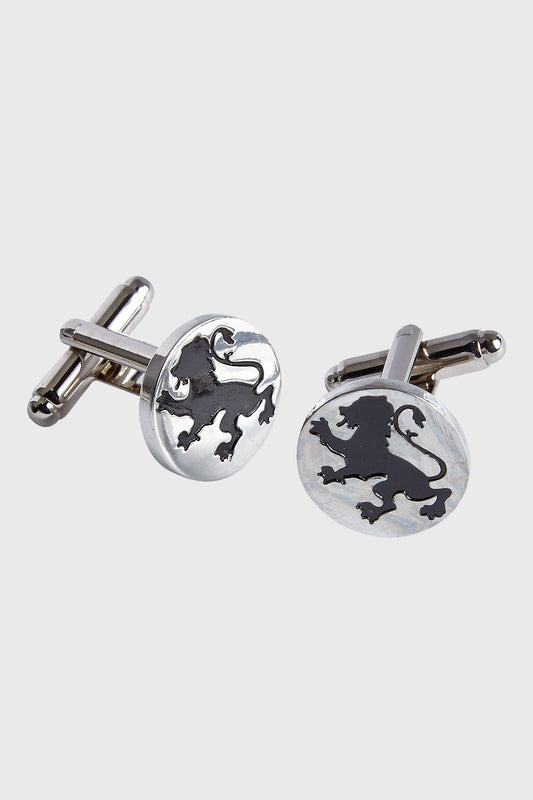 Lion Rampant Silhouette Cufflinks