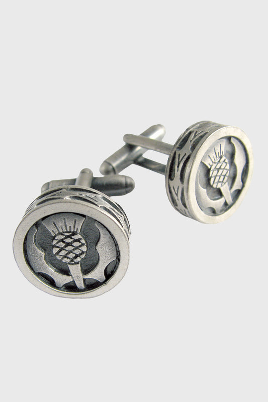 Round Thistle Cufflinks