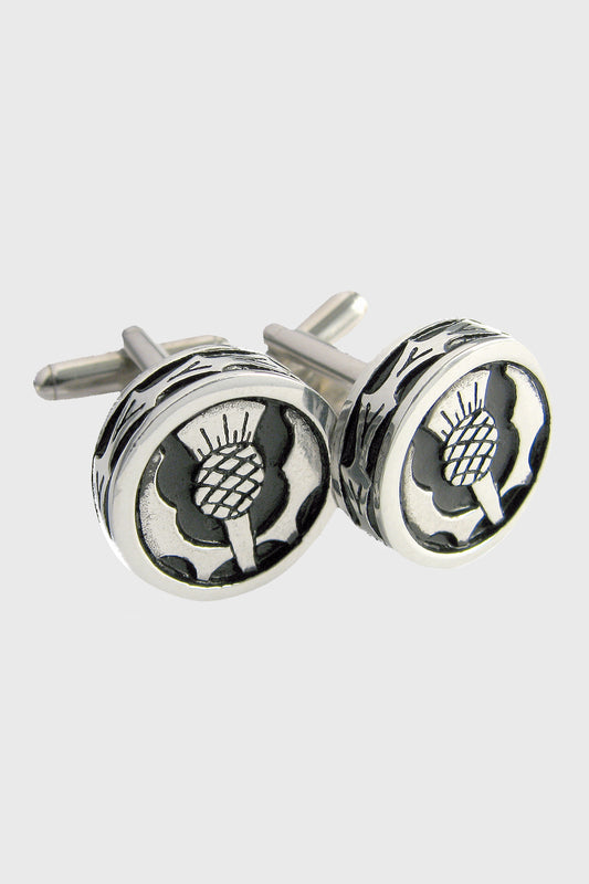 Round Thistle Cufflinks