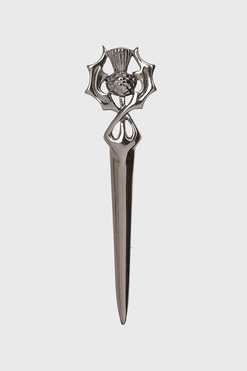 Twisted Leaf Thistle Kilt Pin