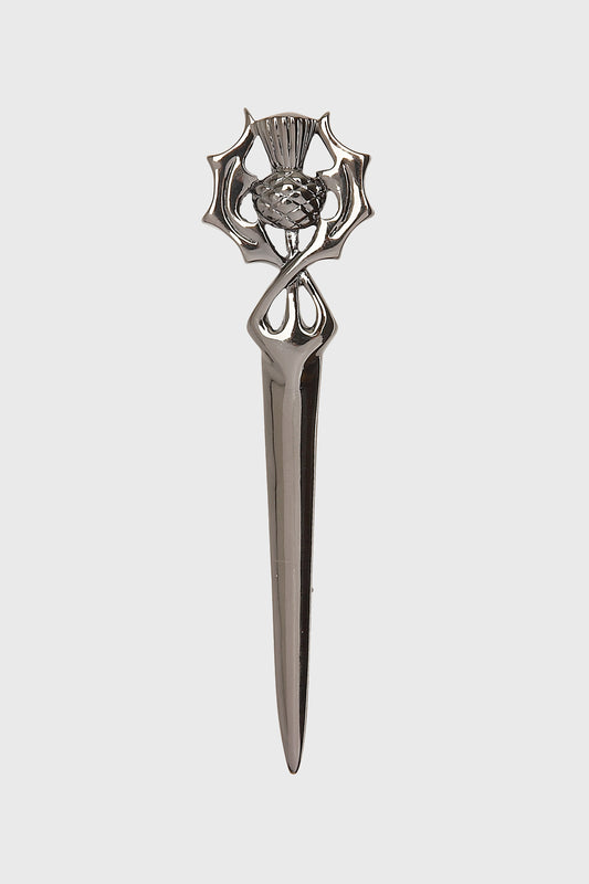 Twisted Leaf Thistle Kilt Pin