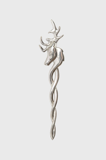 Stag Twist Kilt Pin - Polished