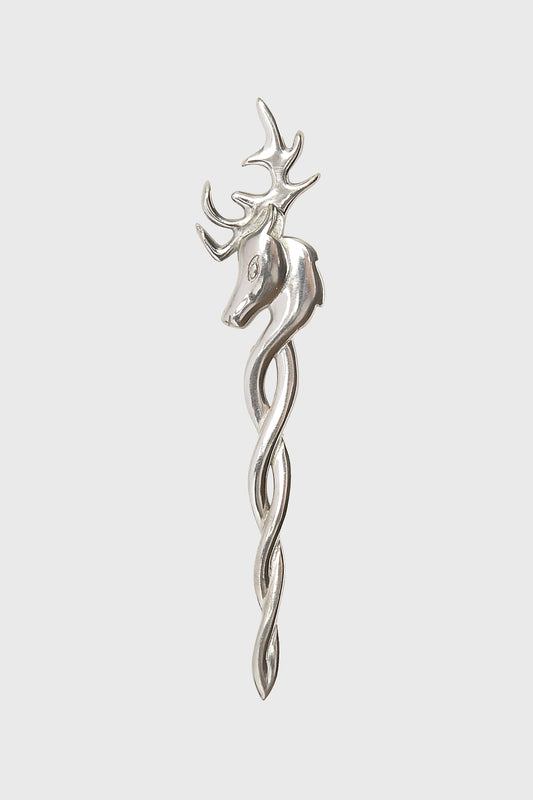 Stag Twist Kilt Pin