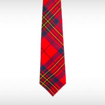 Leslie Red Modern Tartan Tie