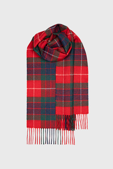 Fraser Red Modern Tartan Scarf