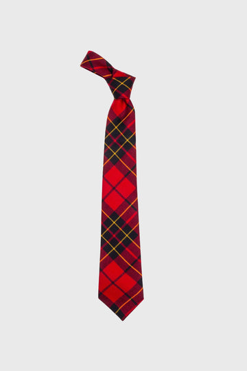 Brodie Red Modern Tartan Tie