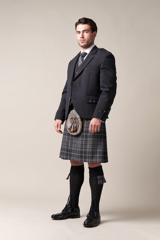 Outfit Builder - Handmade Kilt - Granite Pride of Scotland - Mediumweight Cloth