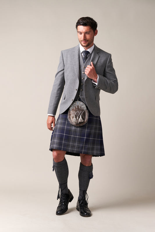 Outfit Builder - Handmade Kilt - Midnight Pride of Scotland - Mediumweight Cloth