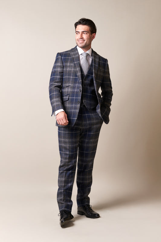 Midnight Pride Tweed Suit Waistcoat