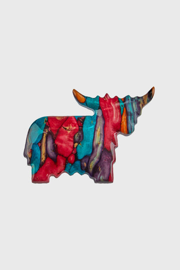 Heathergems Highland Coo Brooch