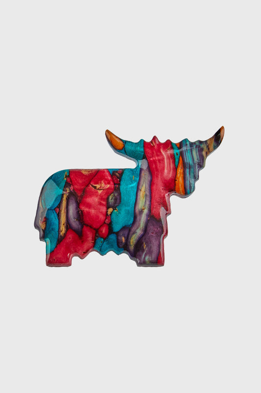 Heathergems Highland Coo Brooch