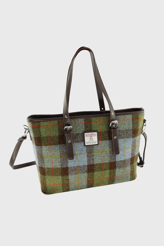 Harris Tweed Spey Tote Bag - MacLeod Tartan