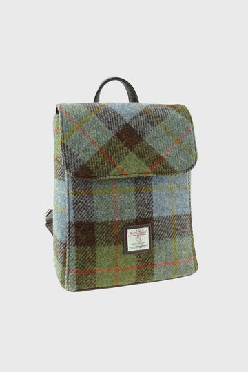 Harris Tweed Tummel Mini Backpack - MacLeod Tartan