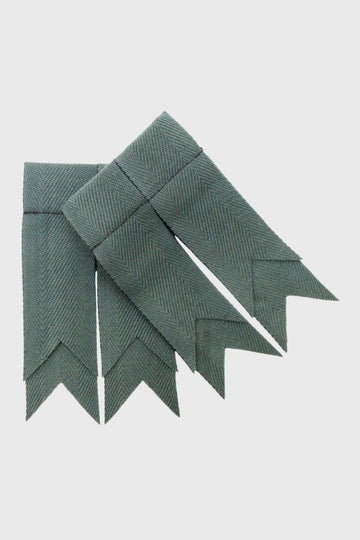 Blue Weathered Plain Coloured Garter Flashes