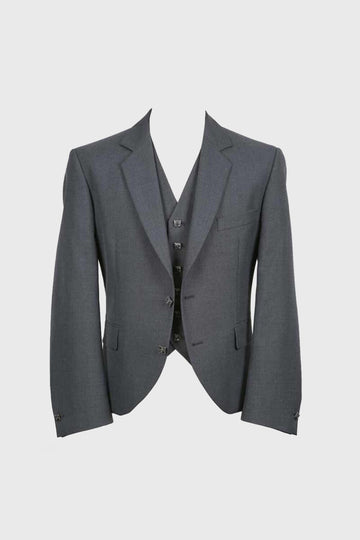 *Ex-Hire* Silver Grey Contemporary Jacket & Waistcoat