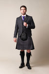 Outfit Builder - Handmade Kilt - Platinum Pride of Scotland - Mediumweight Cloth