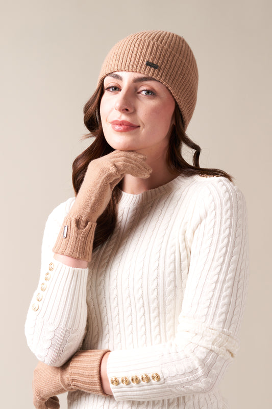 Camel Pride Wool & Cashmere Gloves