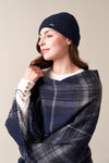 Navy Pride Wool & Cashmere Beanie